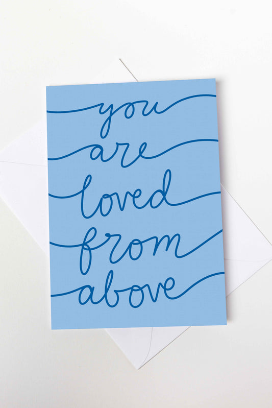You Are Loved From Above Card