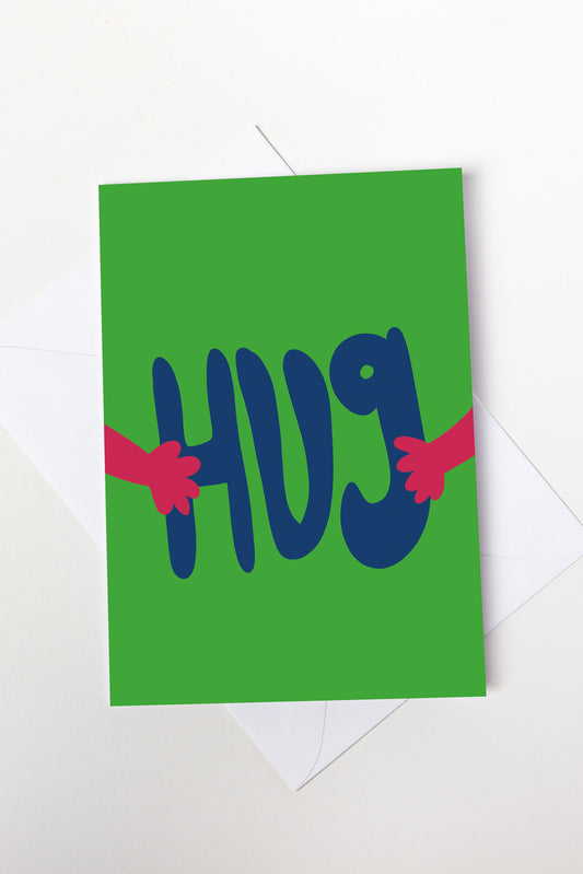 Green Hug Card